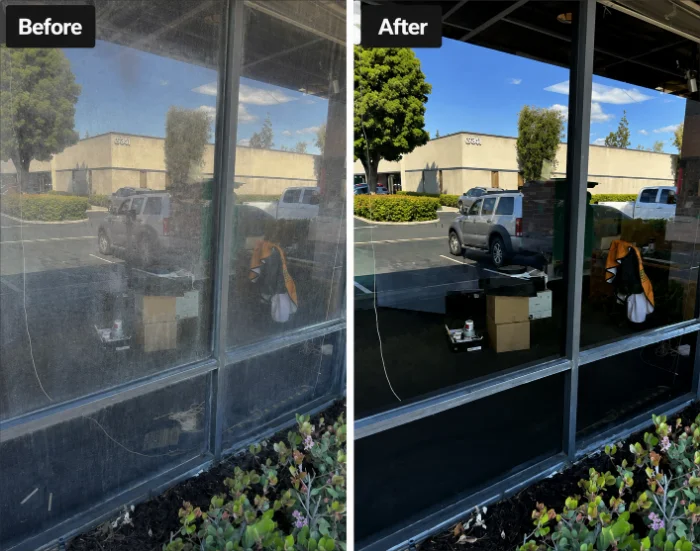 Screens, tracks and sills cleaning