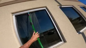 Residential window cleaning in San Clemente